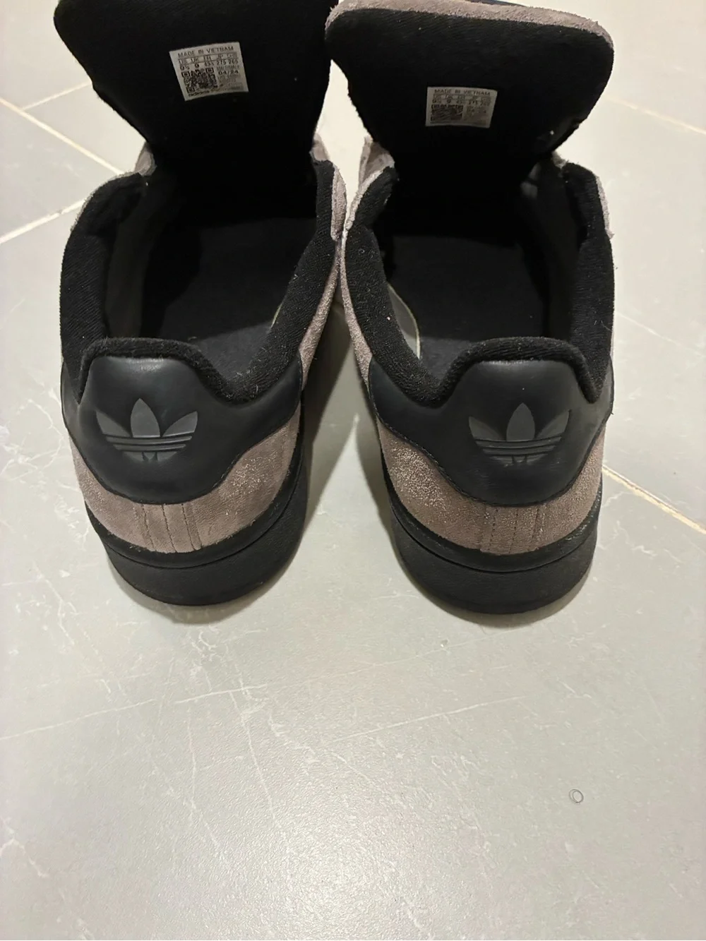 adidas Campus 00s Charcoal Black Sneakers Men's Size 9.5